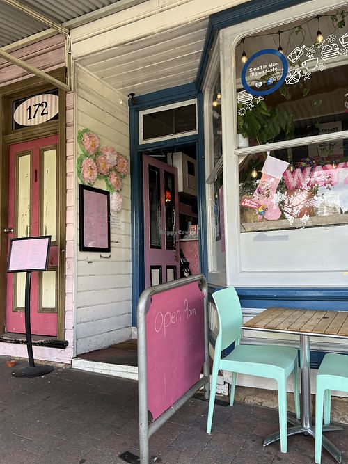 Adorable store front  at The Wayzgoose Diner in Leura