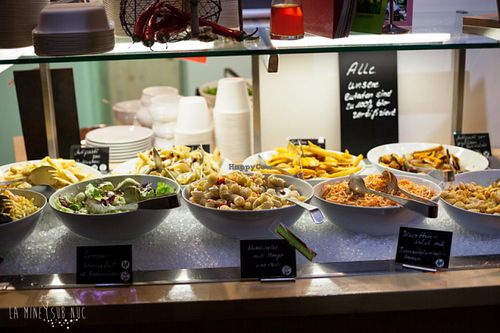 salad bar at Red in Heidelberg