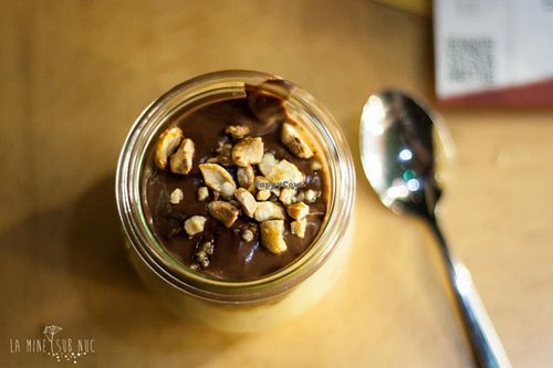 Vegan dessert: orange mousse with chilli chocolate. Loved it. at Red in Heidelberg