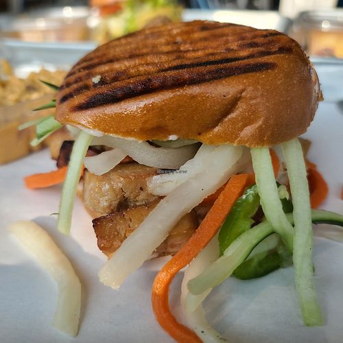Vegan Tofu Bahn Mi at Mendocino Farms in Addison