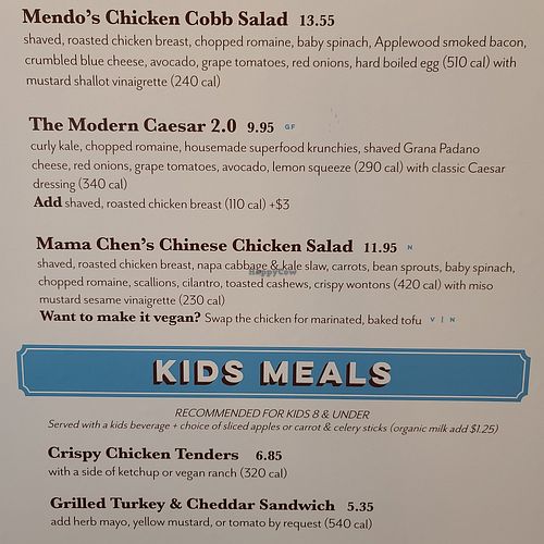 Veganize the Chinese salad at Mendocino Farms in Addison