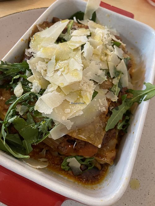 The best lasagne I’ve ever tasted. I savoured every mouthful.   at Chutnej in Prague