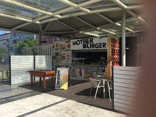 Outside view at Mother Burger - Roma in Lisbon