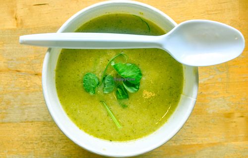 Fresh homemade soups available to eat in or takeaway. Served with award winning five seeded sourdough bread. at Elodie's  in Kirkby Lonsdale