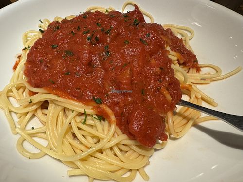 Spaghetti marinara   at Olive Garden in Pearland
