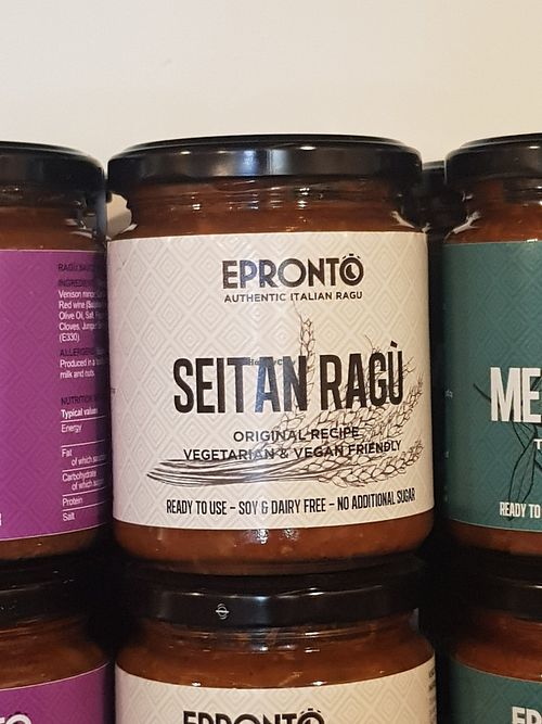 Seitan ragu sauce at The Strawberry Barn in Dunbar