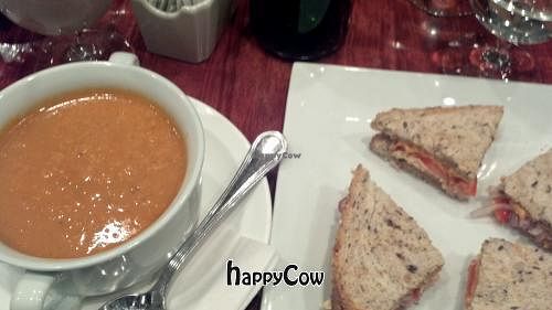 Tomato Soup and Grilled Cheese at V Note in New York City