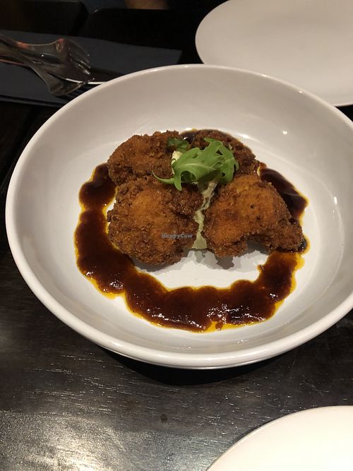 Buffalo cauliflower wings at The Music Cafe in Stratford-upon-avon
