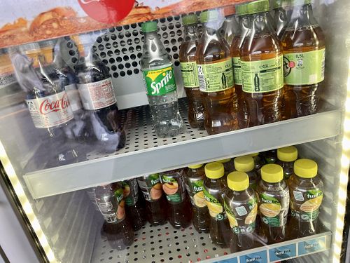 drinks  at Nordsee - Landungsbrücken in Hamburg