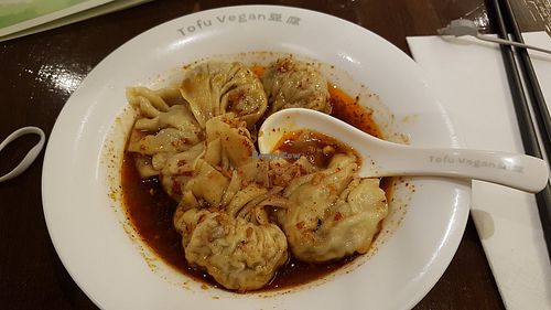 Wontons-Delicious. at Tofu Vegan - Islington in North London