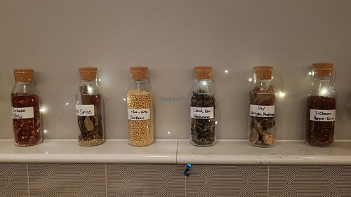 Spices of China used in the dishes. at Tofu Vegan - Islington in North London