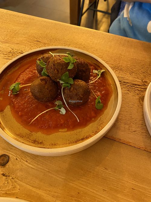 Albóndigas  at Vegan Tapas in Heswall