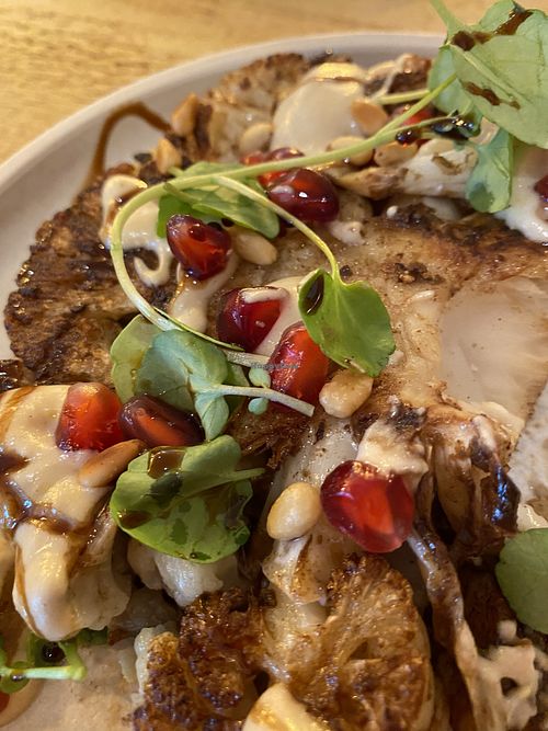 Cauliflower  at Vegan Tapas in Heswall
