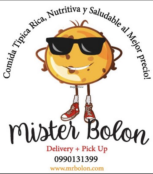 Logo at Mister Bolon in Guayaquil