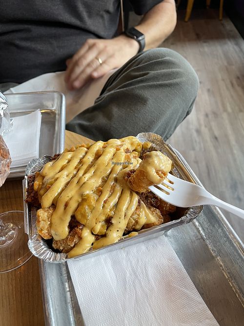 Get in mah belleh! Chili Cheese Tots! at Wizard Burger in Albany