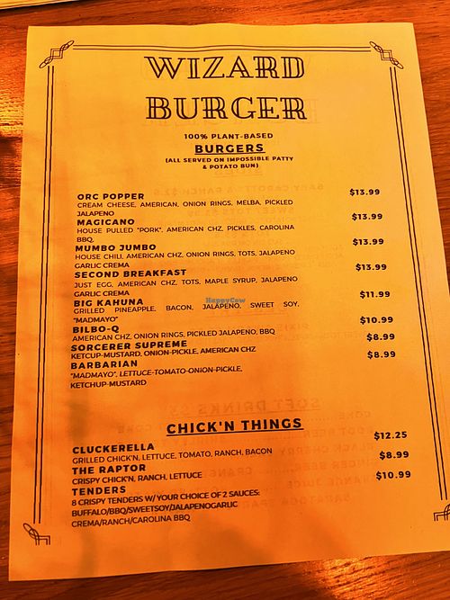   at Wizard Burger in Albany