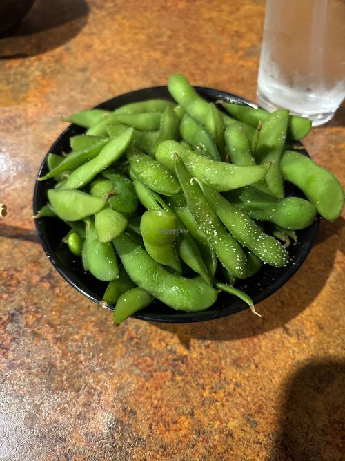 Edamame   at Waraji Japanese Restaurant in Raleigh