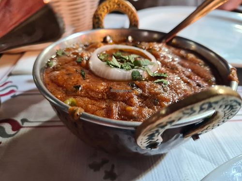 Tasty vegan curry at Spicy Affair  in Lanzarote