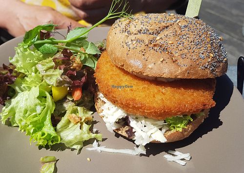 Celery root burger at De Waterraaf in Assendelft