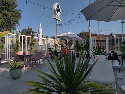 Patio at Party Beer Co in Los Angeles