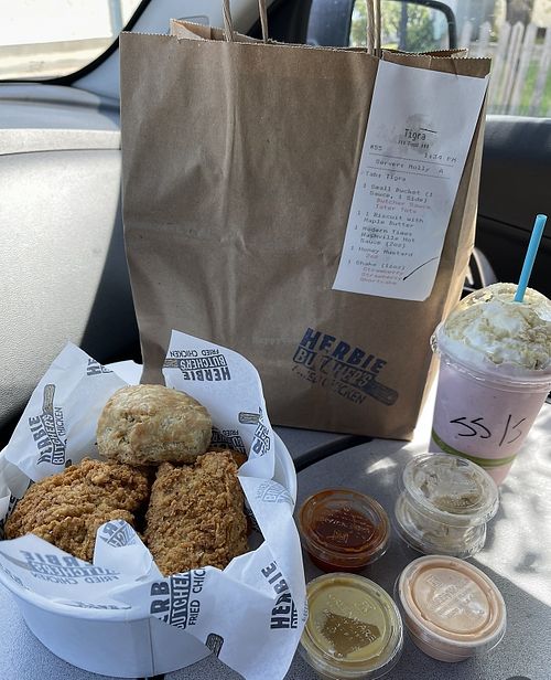 Fried Chicken bucket   at Herbie Butcher's Fried Chicken in Minneapolis