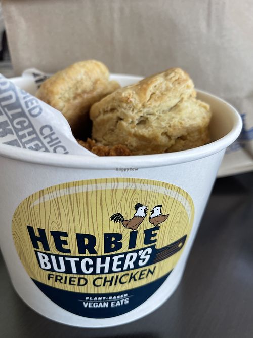 Vegan bucket!  at Herbie Butcher's Fried Chicken in Minneapolis