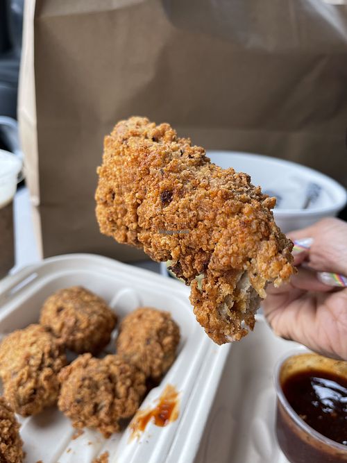 You can now add dragon dust to the chicken!  at Herbie Butcher's Fried Chicken in Minneapolis