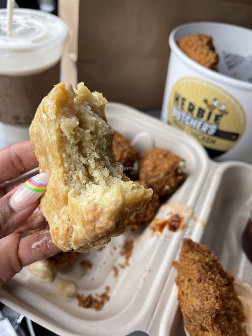Maple butter biscuit   at Herbie Butcher's Fried Chicken in Minneapolis