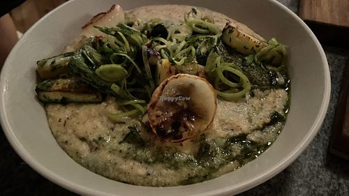 Polenta de milho Criolo e abobrinha (versão vegana)  at Brota in Rio De Janeiro