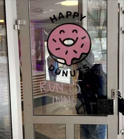 Happy Donuts. at Happy Donuts in Bergen