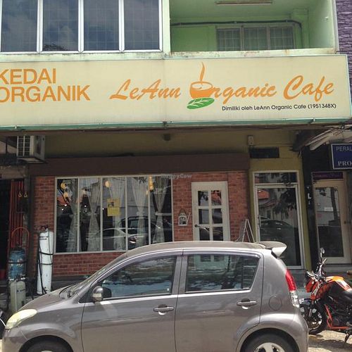 Outside view at LeAnn Organic Cafe in Petaling Jaya