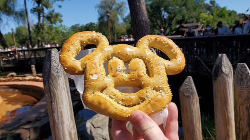 Mickey Pretzel without Cheese at Walt Disney World - Liberty Square Market in Lake Buena Vista