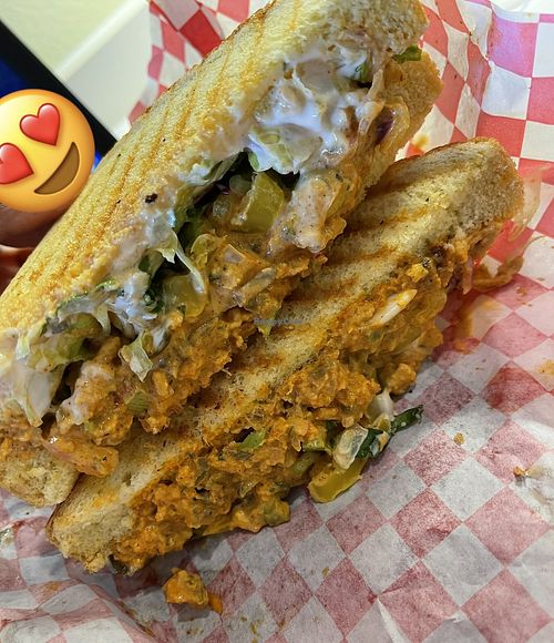 Tuna Melt no chz (off menu item)  at Insane Vegan in St Paul