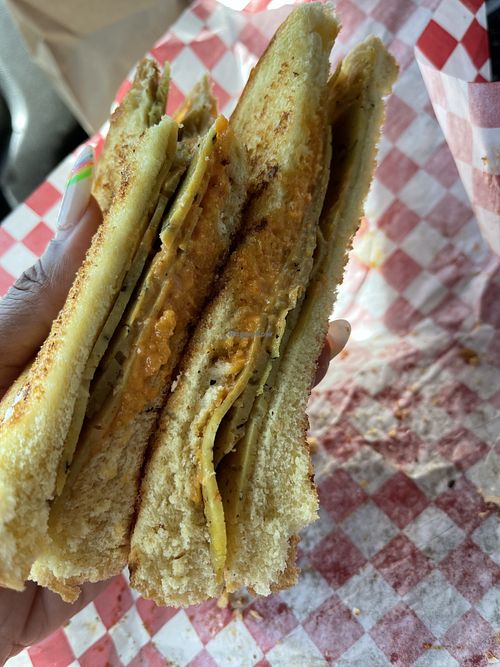 Turkey Melt (no cheese) - supposed to come with bacon but did not and no one informed me. Not worth $15  at Insane Vegan in St Paul