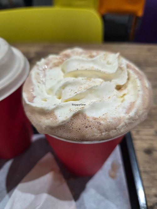 Gingerbread Hot Chocolate 😋 at Fat Annie's in Leeds