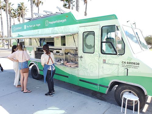 The truck visiting Santa Monica at The Plant Lab in Los Angeles