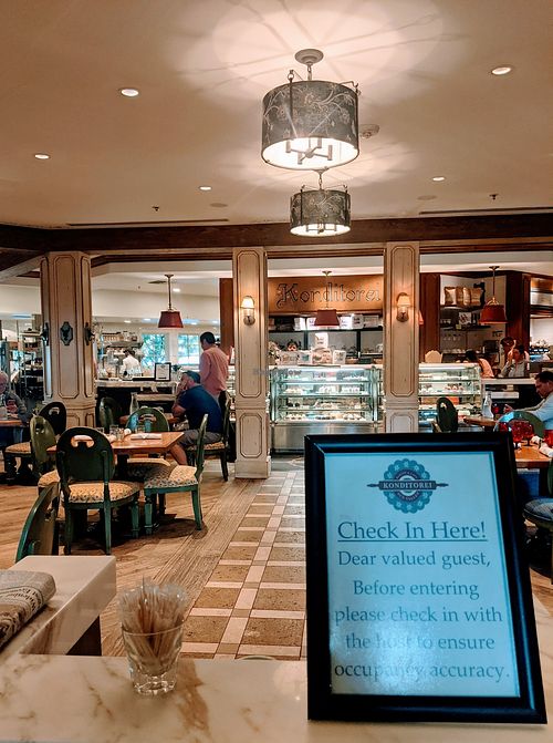 Interior at Konditorei in Sun Valley