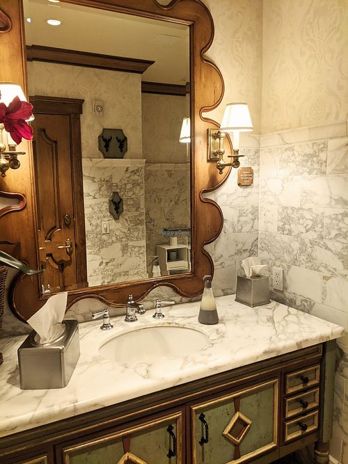 The bathroom is pretty too! at Konditorei in Sun Valley