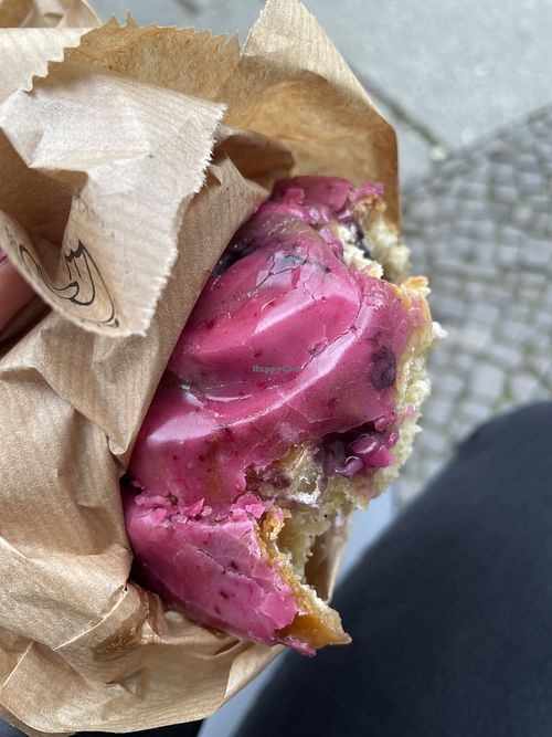 Blueberry bun  at Calm Coffee in Berlin