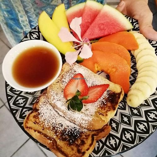 French toast at Port Vell Restaurante CR in Puerto Viejo De Talamanca