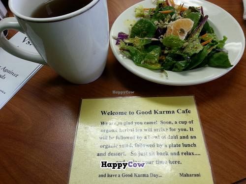 1 of four course meal at Good Karma Cafe in Gulfport