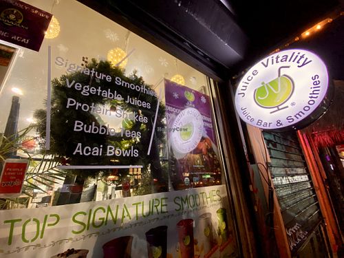 store front  at Juice Vitality in New York City