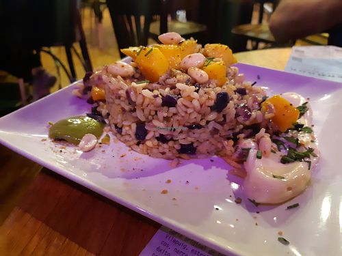 Menu of the day / Main / Rice with mango at Dinamita Perfumada in Madrid