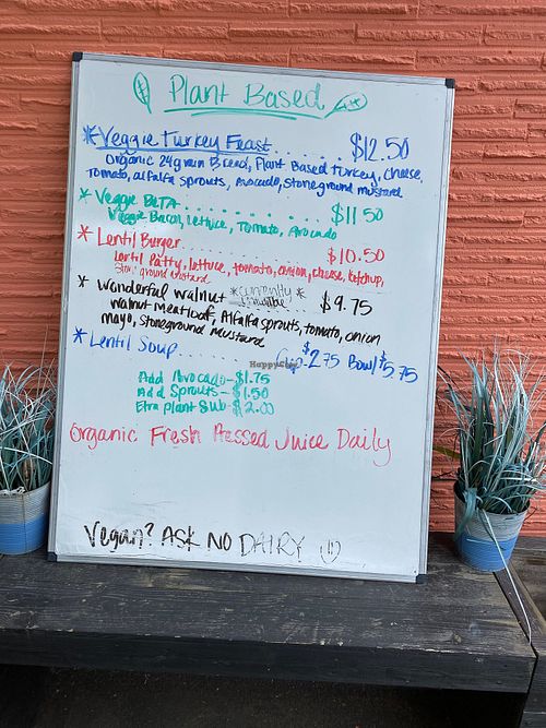 Vegan Menu at Lettuce-Eat-Healthy - Food Cart in Vancouver