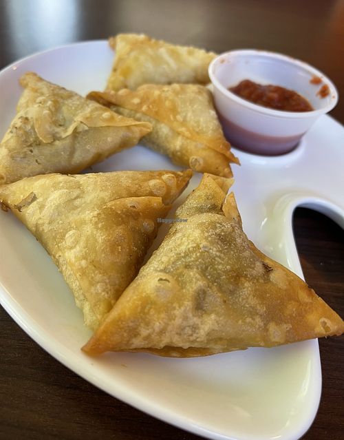 Sambusa  at Dilla Ethiopian restaurant in Minneapolis