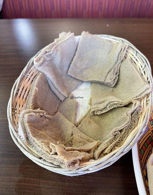 Gluten-free injera   at Dilla Ethiopian restaurant in Minneapolis