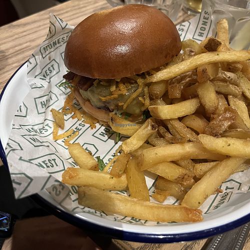   at Honest Burgers in South East London