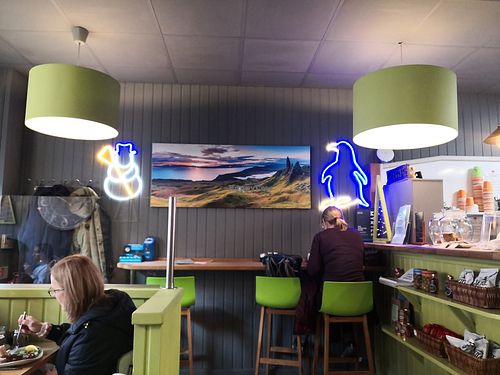 Inside, picture with The Old Man of Storr on Isle of Skye at Palmerstons in Dunkeld