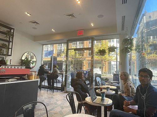  at Gregory's Coffee - 6th Ave in New York City