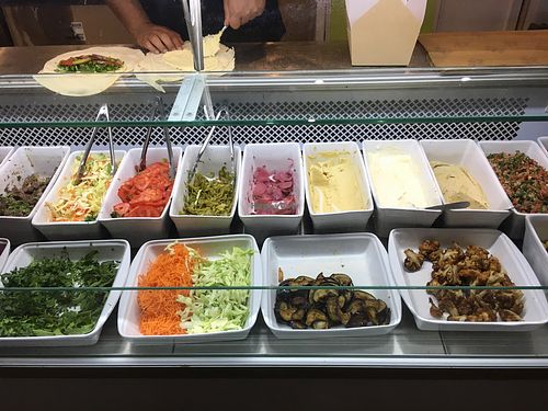 Item options at O'Falafel in Lyon